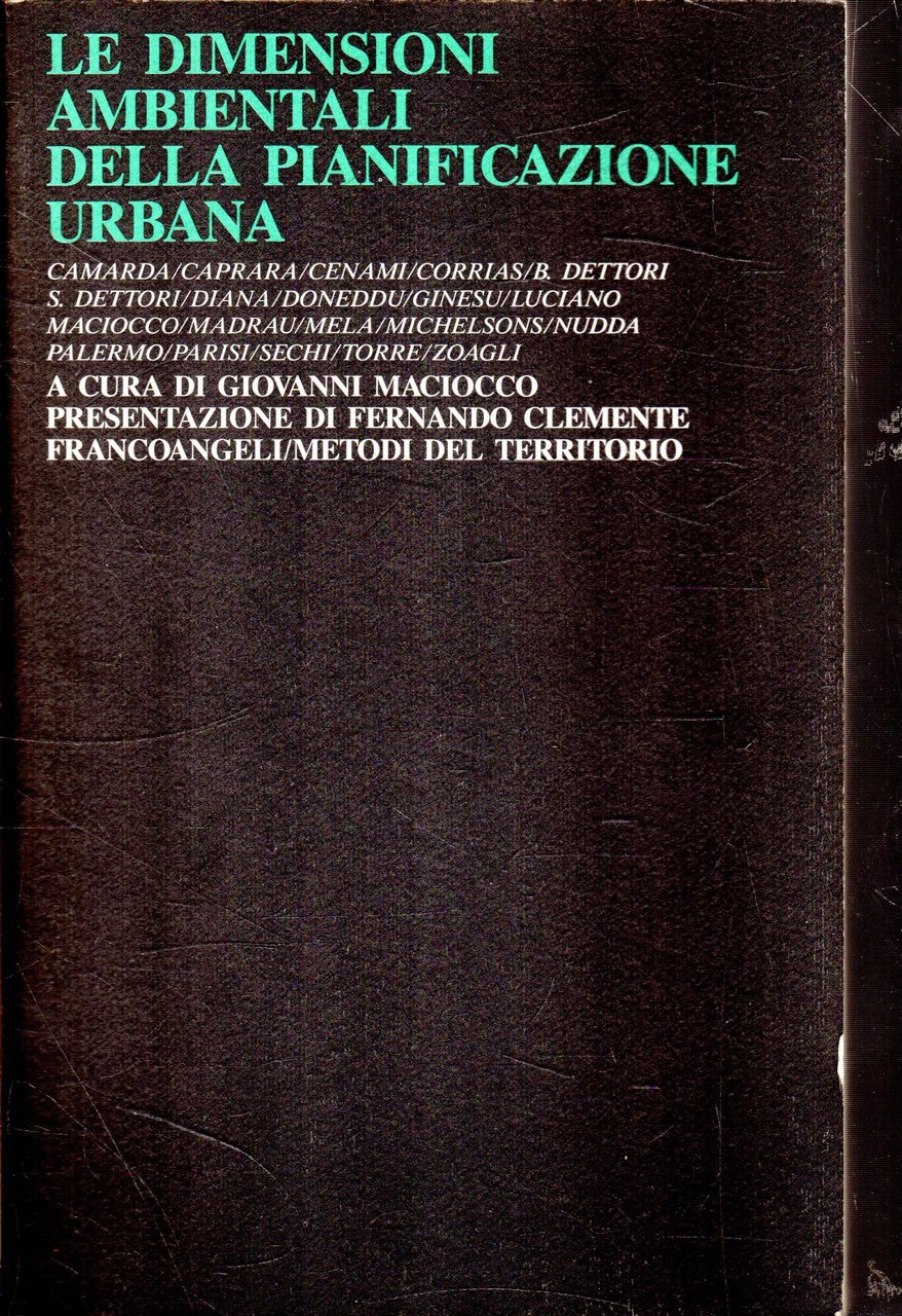 Le dimensioni ambientali della pianificazione urbana