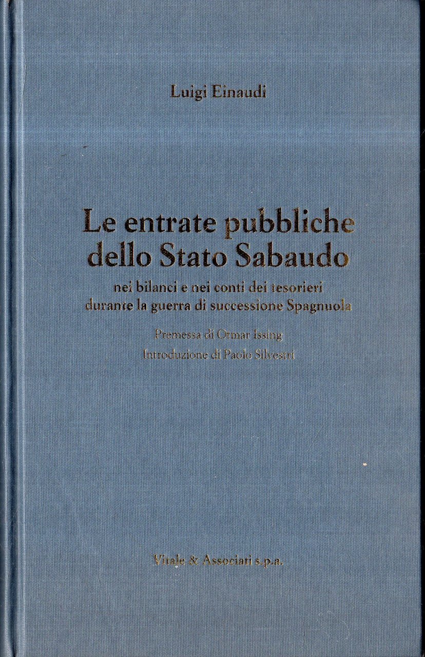 Le entrate pubbliche dello Stato Sabaudo. Nei bilanci e nei …