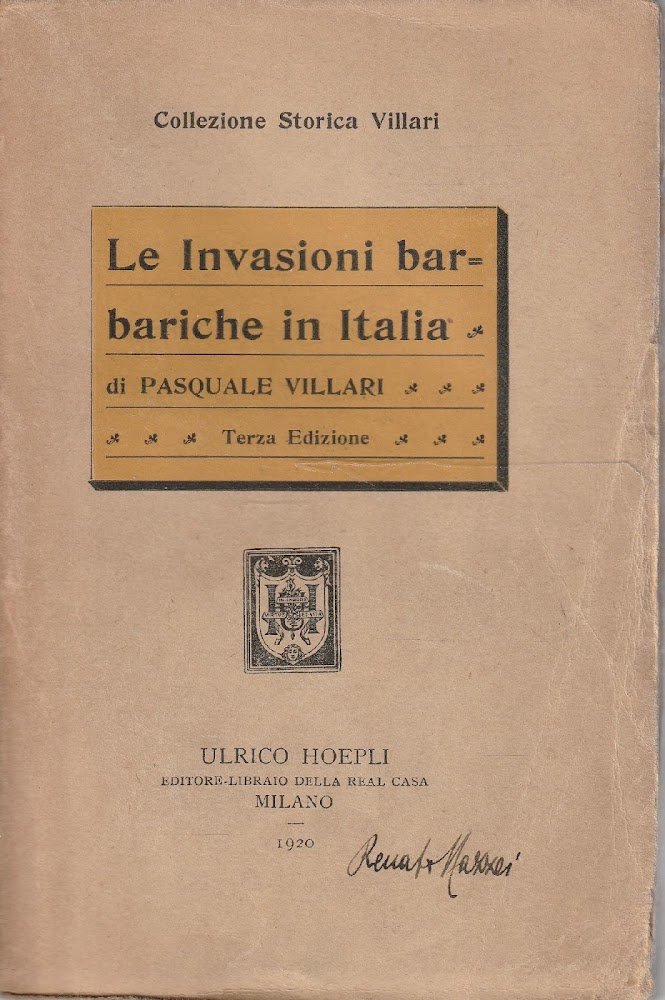 Le invasioni barbariche in Italia di Pasquale Villari