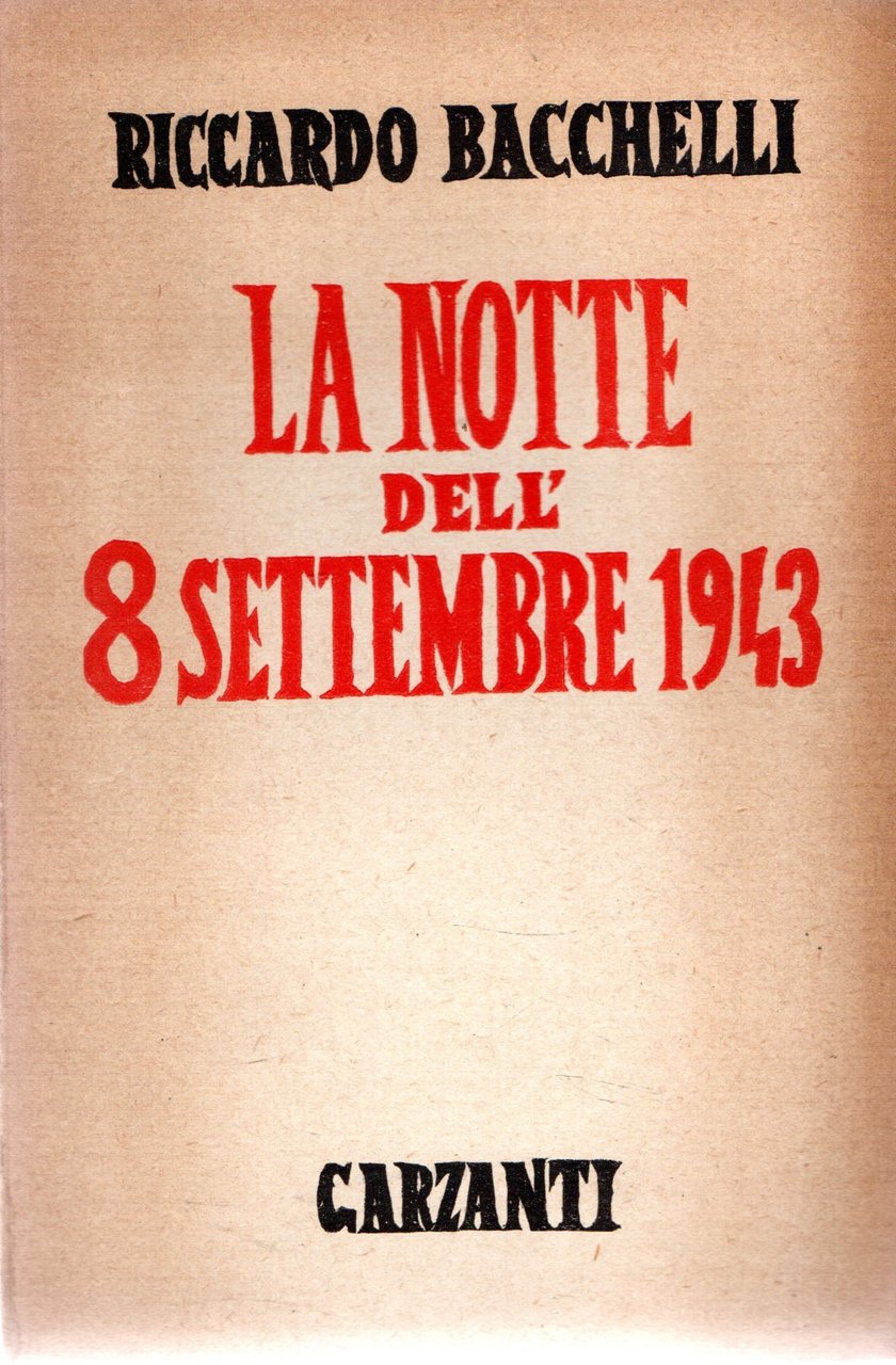 Le notte dell'8 settembre 1943 | Immagine principale