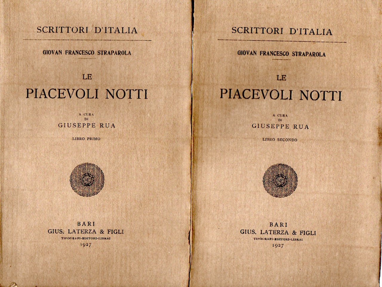 Le piacevoli notti (2 vol.)
