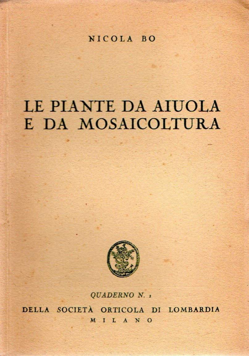 Le piante da aiuola e da mosaicoltura | Immagine principale