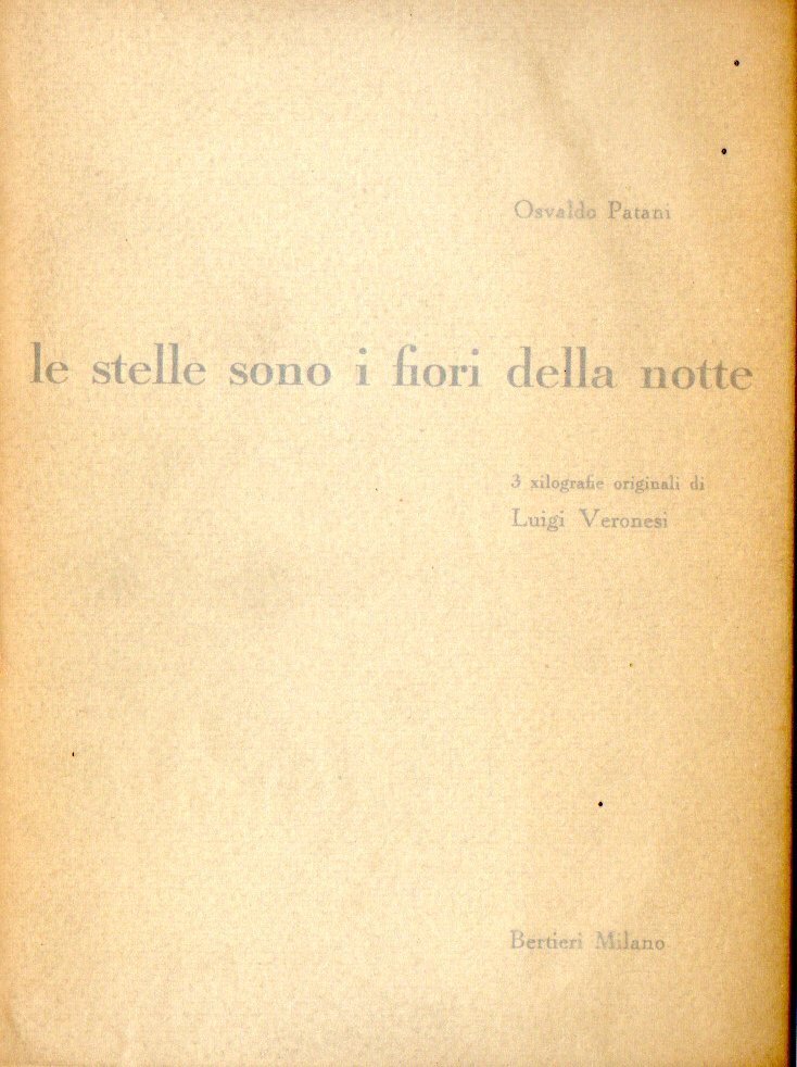 Le stelle sono i fiori della notte | Immagine principale