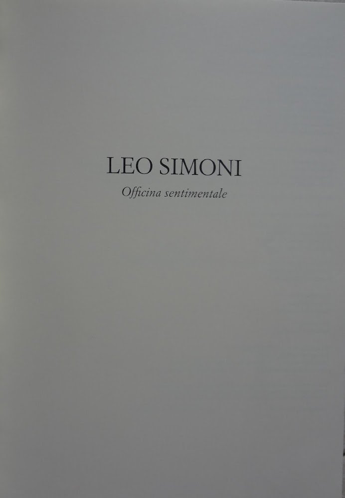Leo Simoni: officina sentimentale