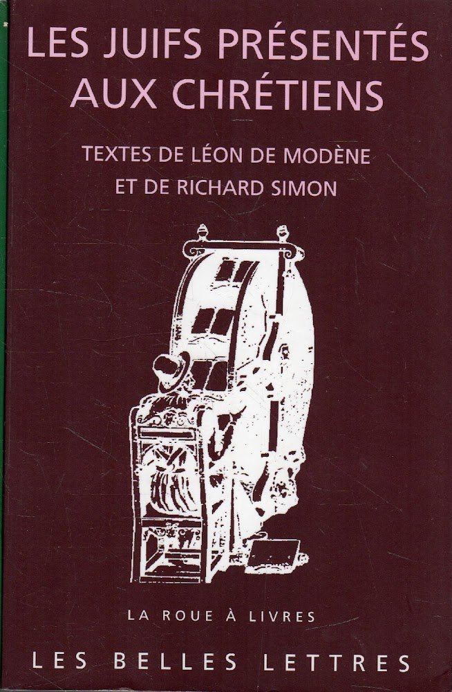 Les Juifs présentés aux Chrétiens : cérémonies et coutumes qui …