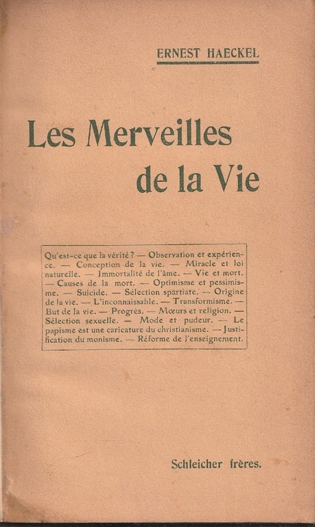 Les Merveilles de la Vie