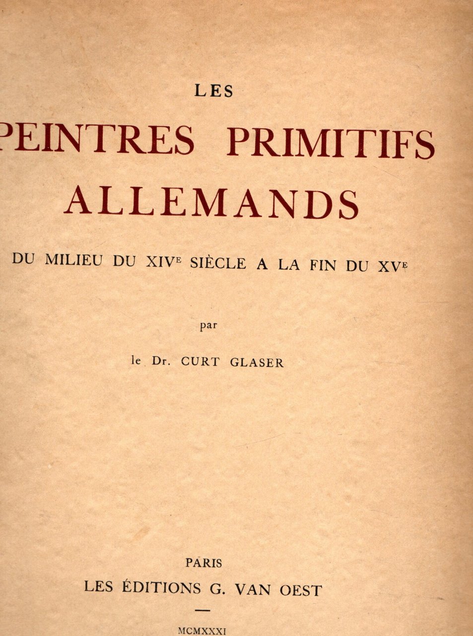 Les Peintres Primitifs Allemands Du Milieu Du Xive Siecle a …