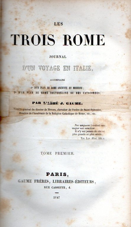 Les Trois Rome (4 tomi) | Immagine Gallery 2