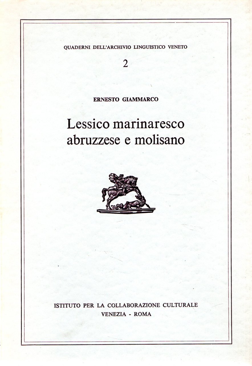 Lessico marinaresco abruzzese e molisano | Immagine principale