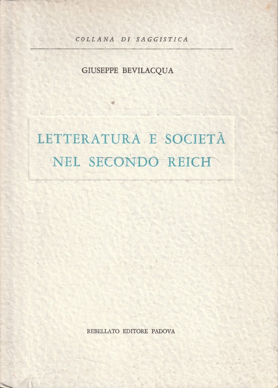 Letteratura e società nel secondo Reich