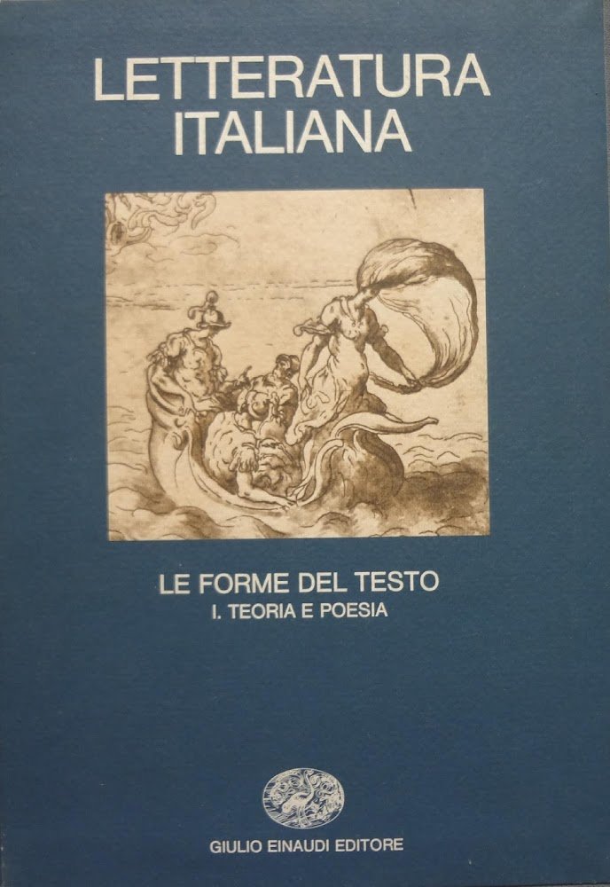 Letteratura italiana Volume 3 tomo 1: Teoria e poesia