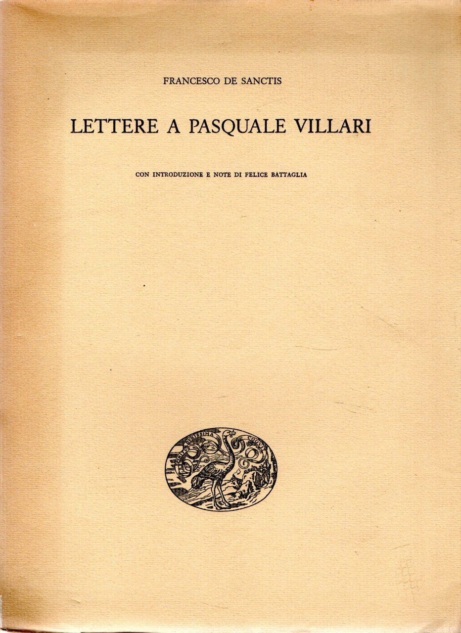 Lettere a Pasquale Villari | Immagine principale