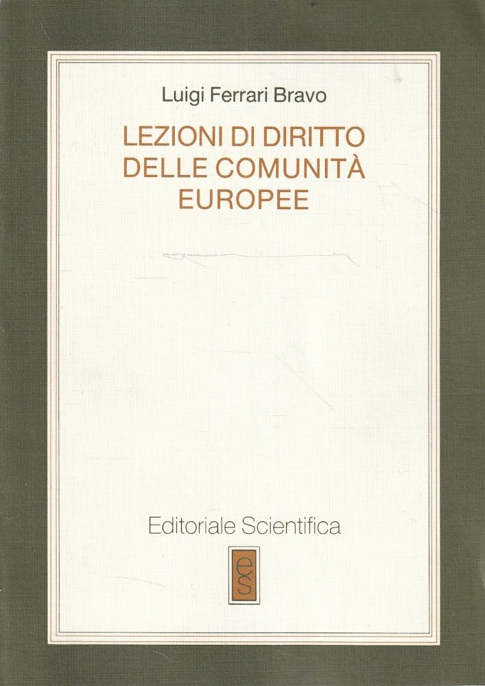 Lezioni di diritto delle comunità europee