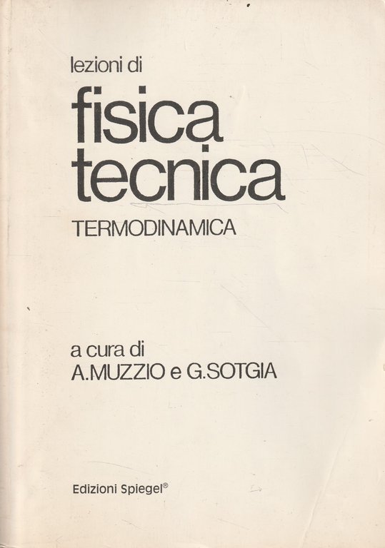 Lezioni di fisica tecnica : termodinamica