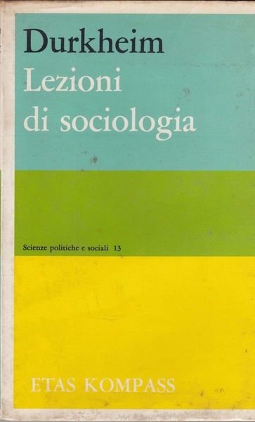 LEZIONI DI SOCIOLOGIA