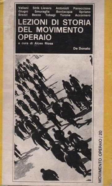 Lezioni di storia del movimento operaio.