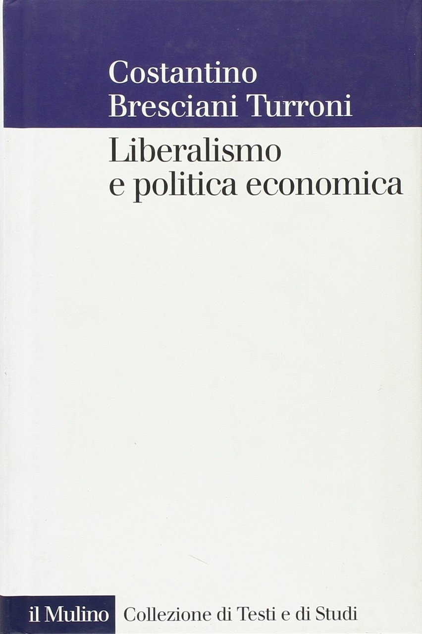 Liberalismo e politica economica