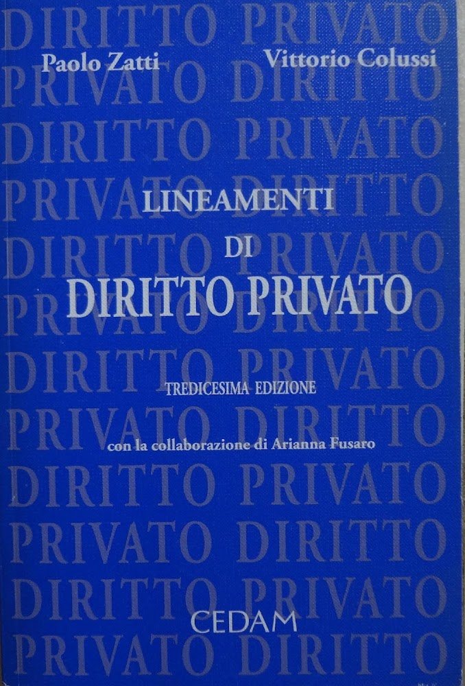 Lineamenti di diritto privato