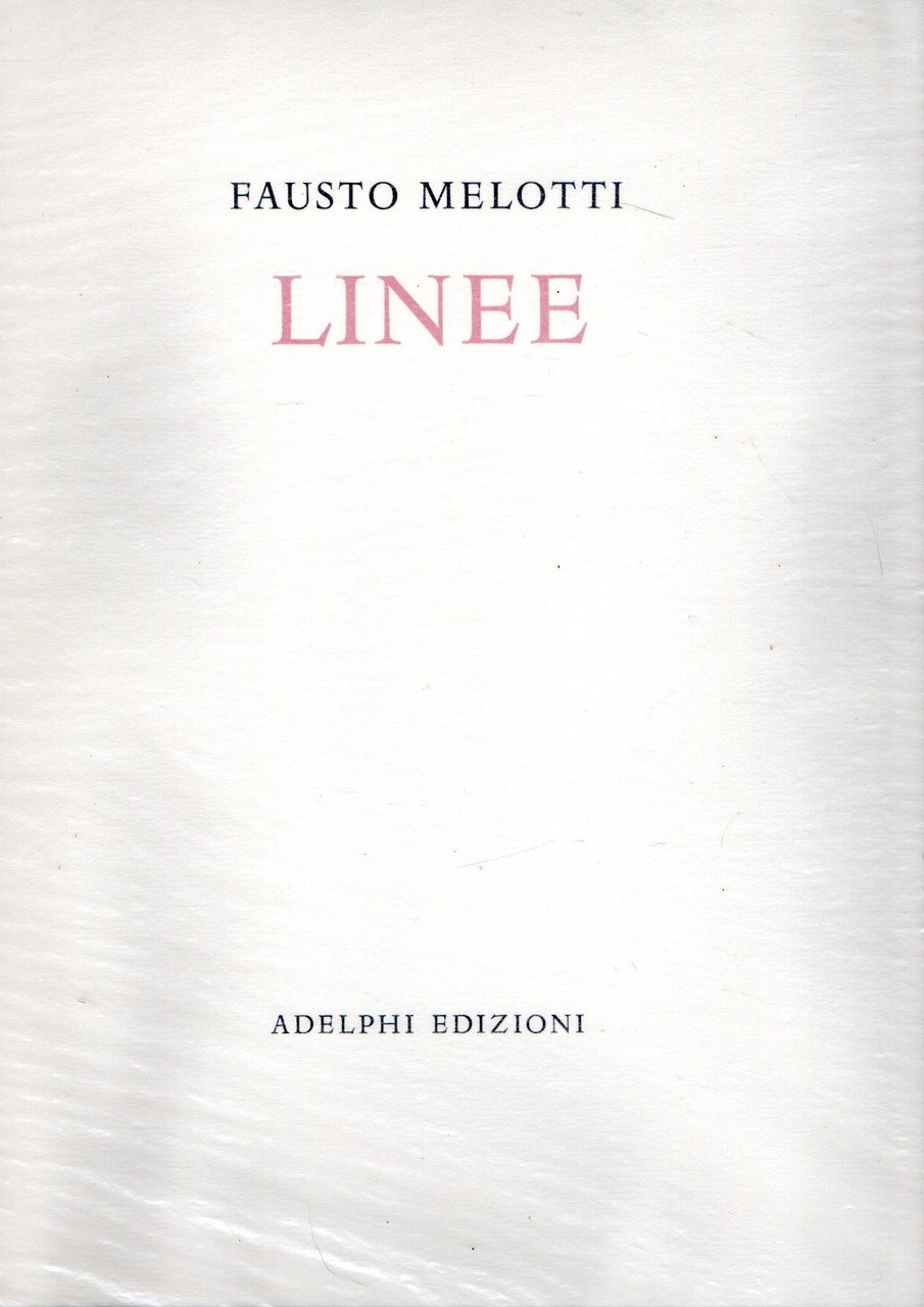 Linee (in custodia) | Immagine principale