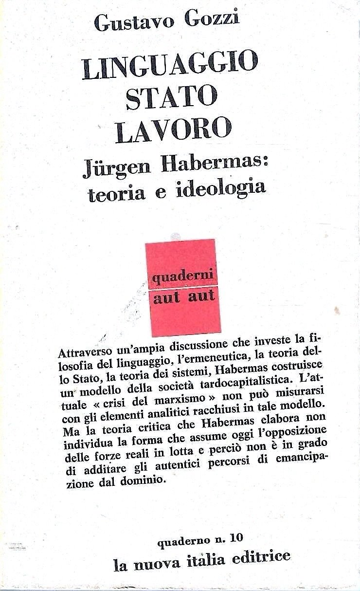 Linguaggio, stato, lavoro. Jürgen Habermas: teoria e ideologia | Immagine principale