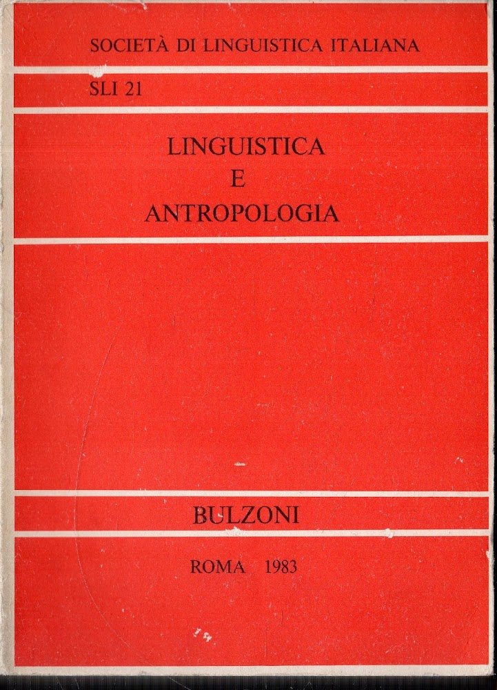 Linguistica e antropologia