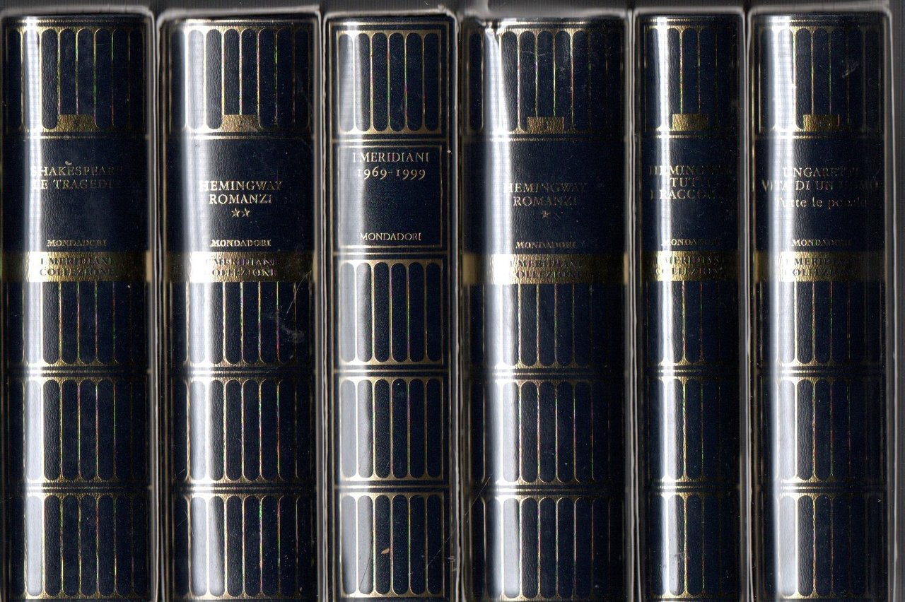 LOTTO 6 libri, Mondadori Meridiani Collezione