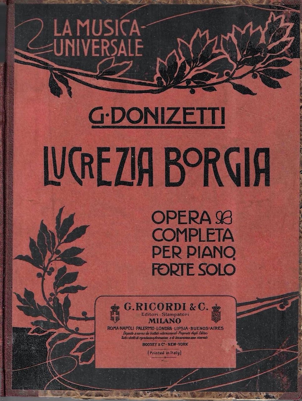 Lucrezia Borgia. Opera in un prologo e due atti di … | Immagine principale