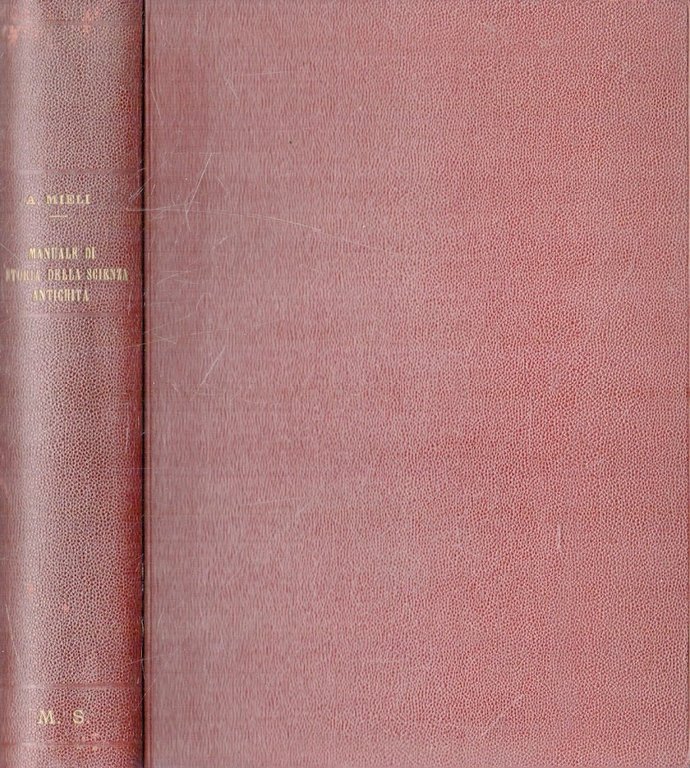 Manuale di Storia della Scienza: Antichità