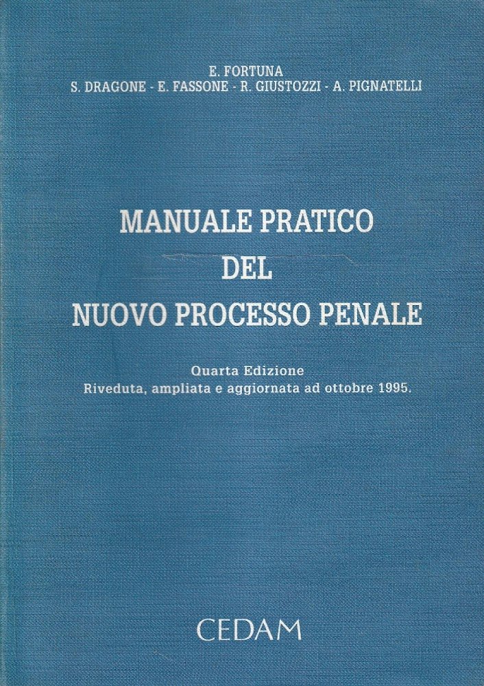 Manuale pratico del nuovo processo penale