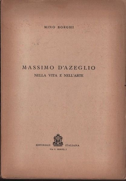 Massimo D'Azeglio nella vita e nell'arte. | Immagine principale