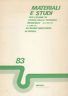 Materiali e studi per l'esame di storia della filosofia medievale. A.A. 1979,1980