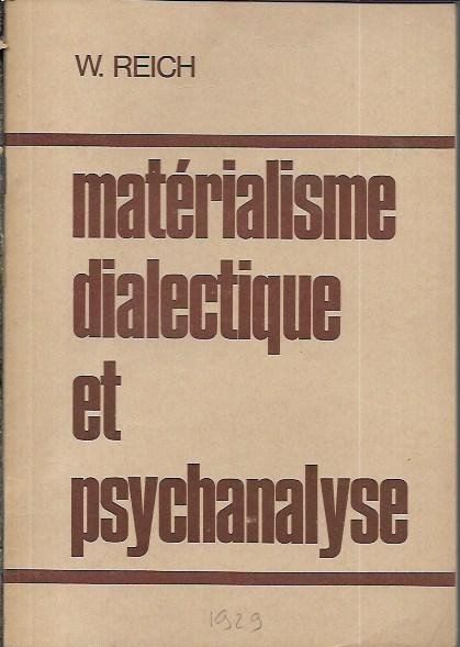 Matérialisme dialectique et psychanalyse