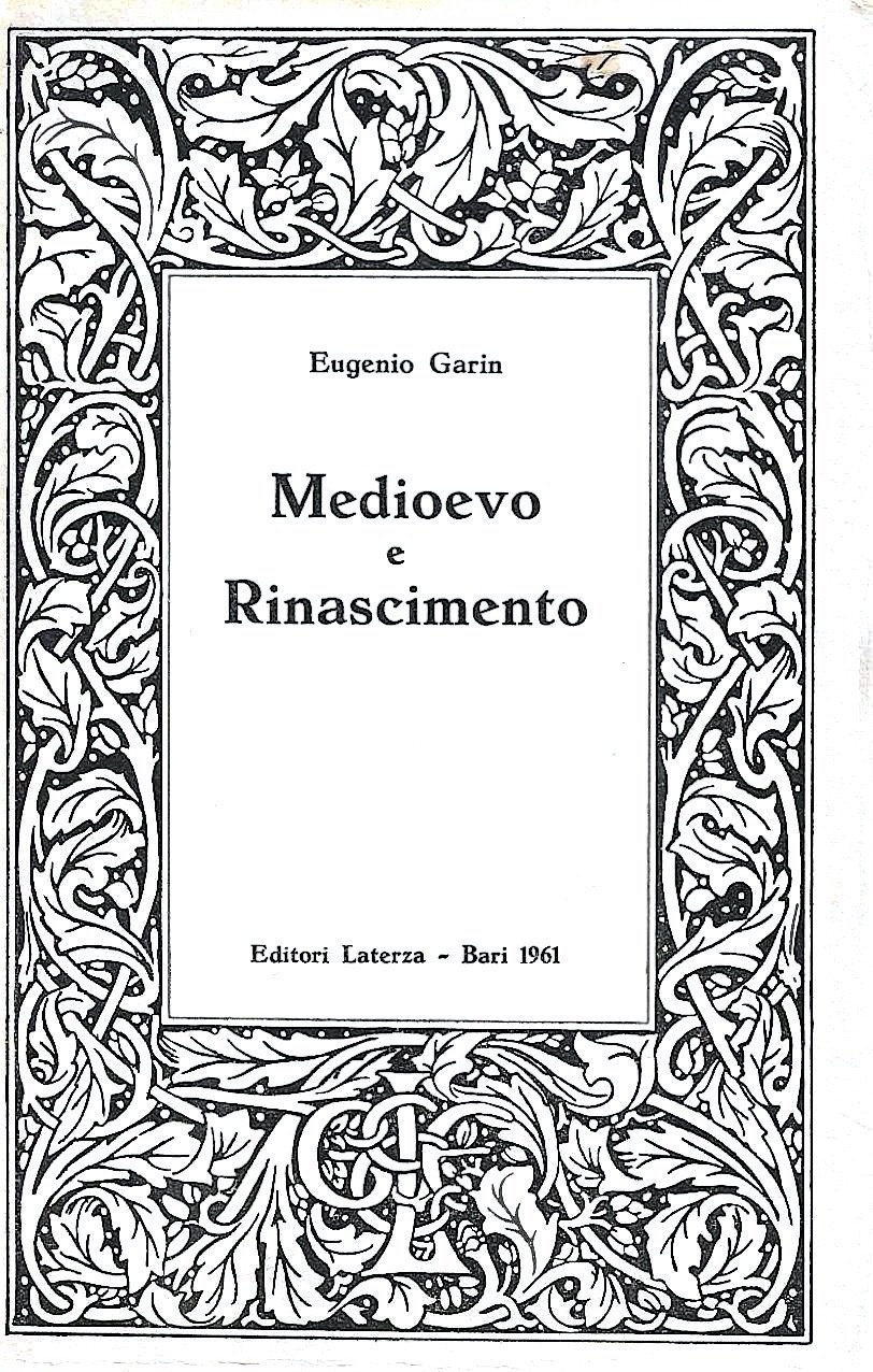 Medioevo e Rinascimento | Immagine principale