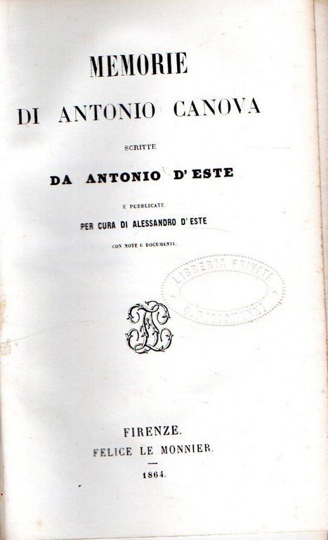 Memorie di Antonio Canova | Immagine Gallery 2