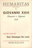 Memorie e appunti 1919. Con due scritti di Don Giuseppe …