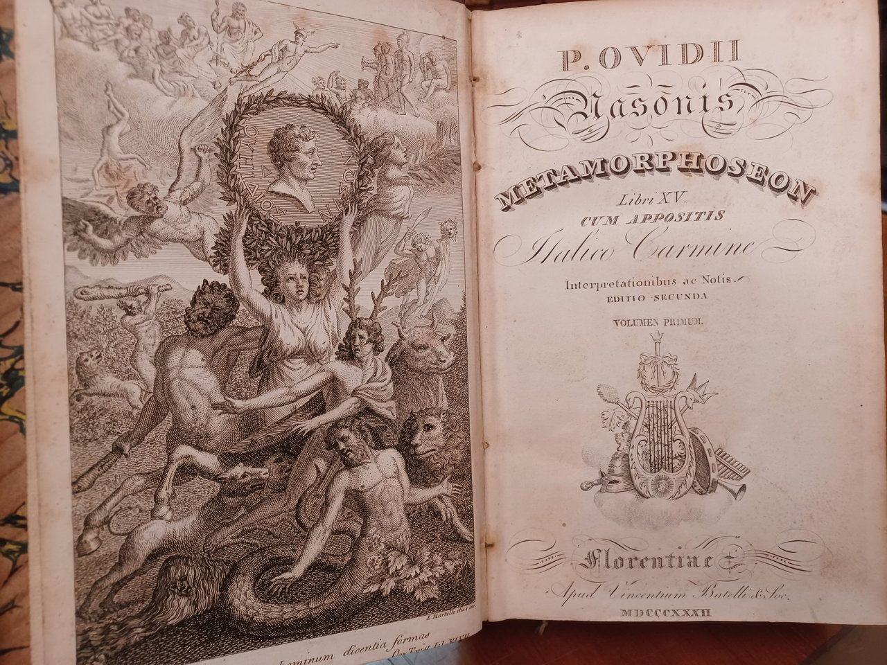 Metamorphoseon Libri XV cum appositis italico carmine interpretationibus ac notis … | Immagine principale