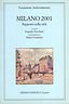 Milano 2001. Rapporto sulla città