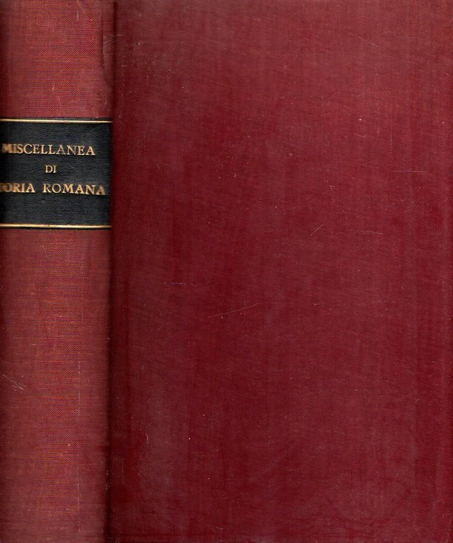 Miscellanea di Storia Romana