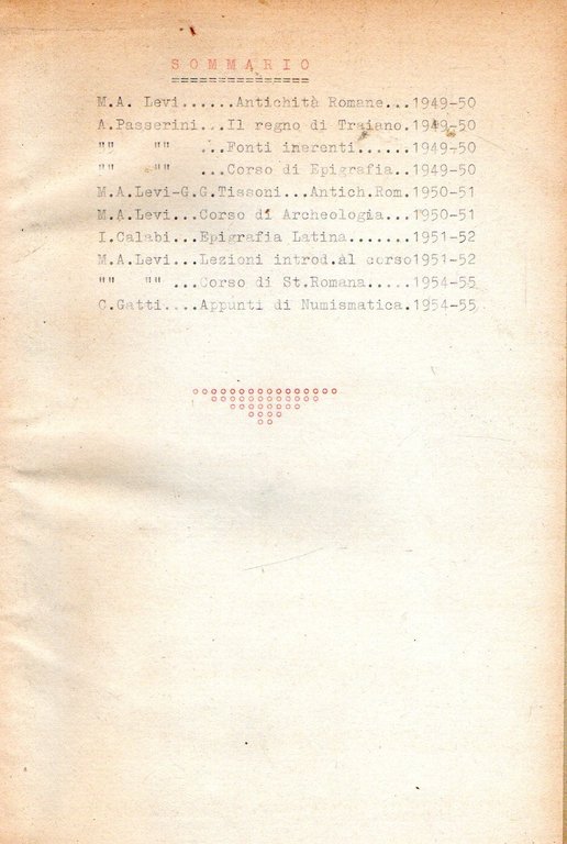 Miscellanea di Storia Romana