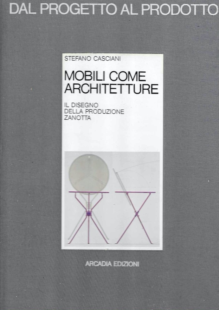 Mobili come architetture. Il disegno della produzione Zanotta