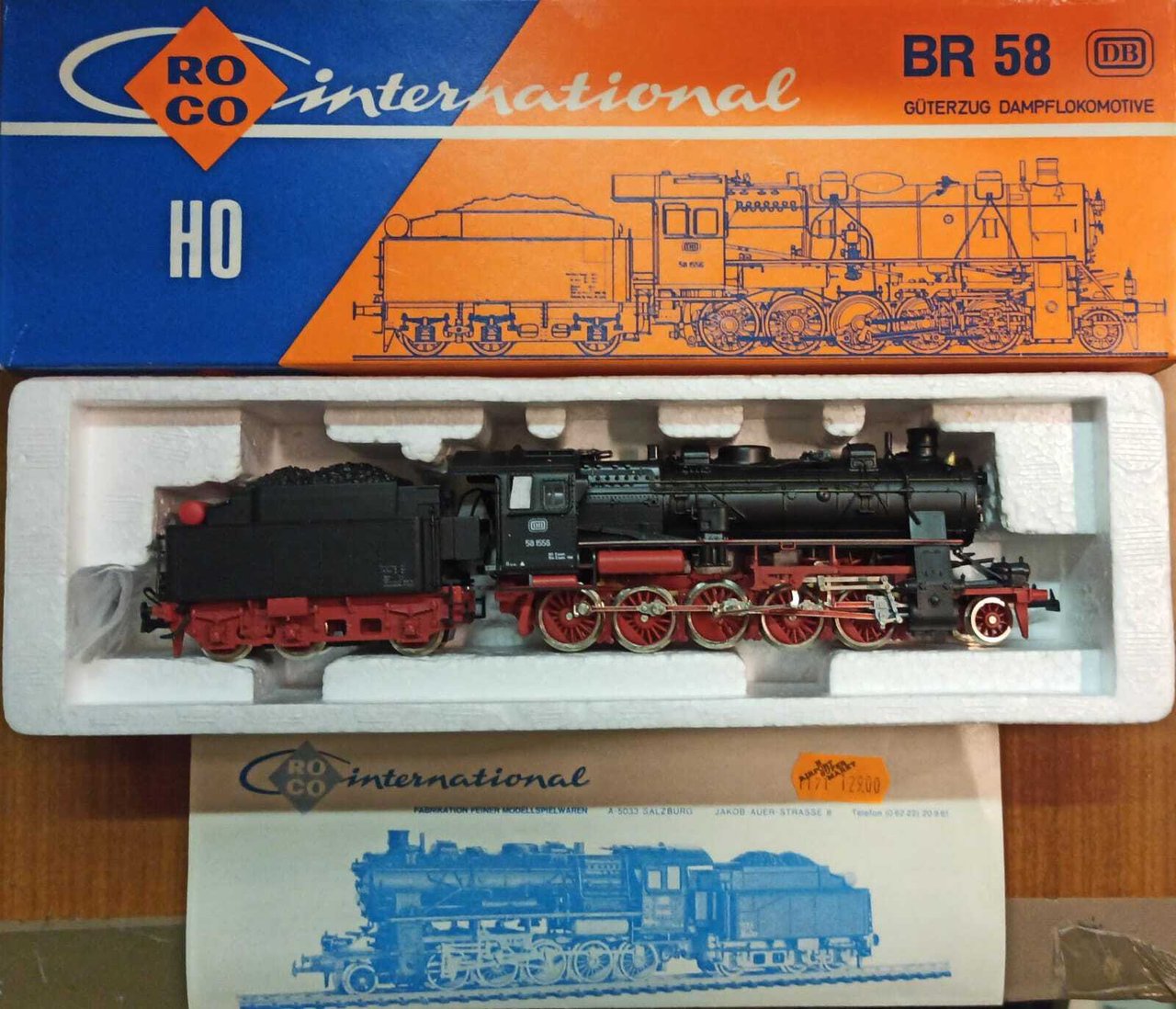 MODELLISMO. BR 58. Güterzug Dampflokomotive