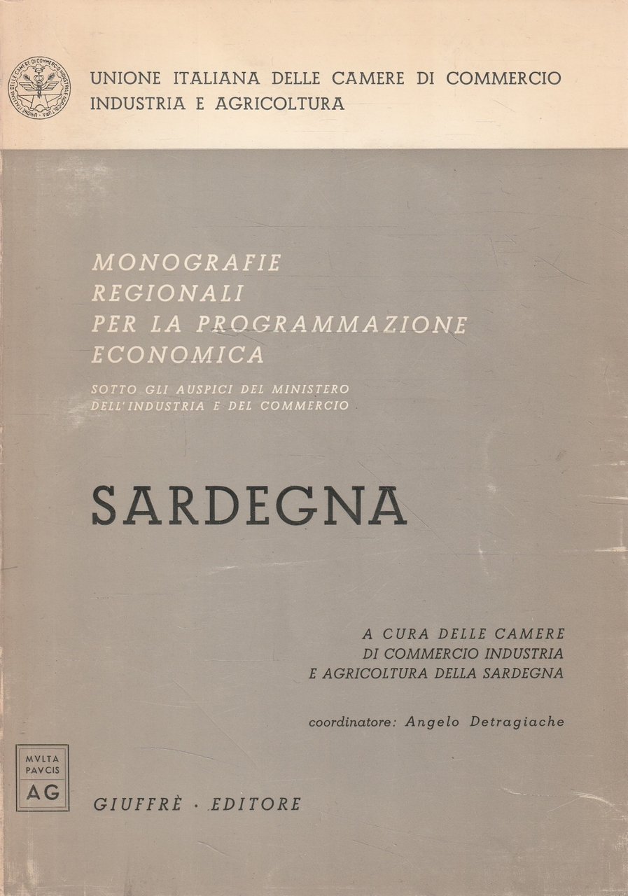Monografie regionali per la programmazione economica: Sardegna