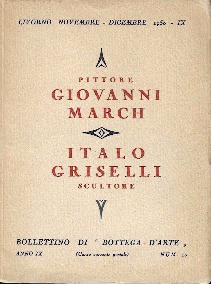 Mostre personali di Giovanni March pittore e Italo Griselli scultore. … | Immagine principale