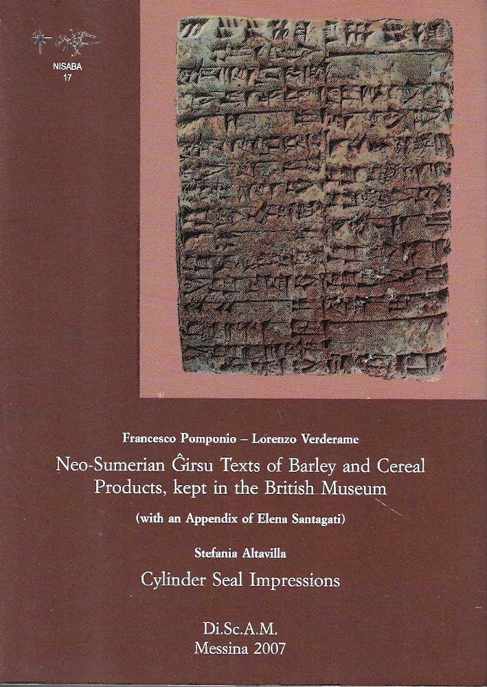 Neo Sumerian Girsu Texts of Barley and Cereal Products, kept … | Immagine principale