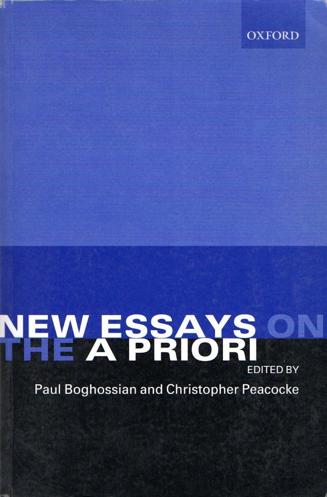 New Essays on the A Priori