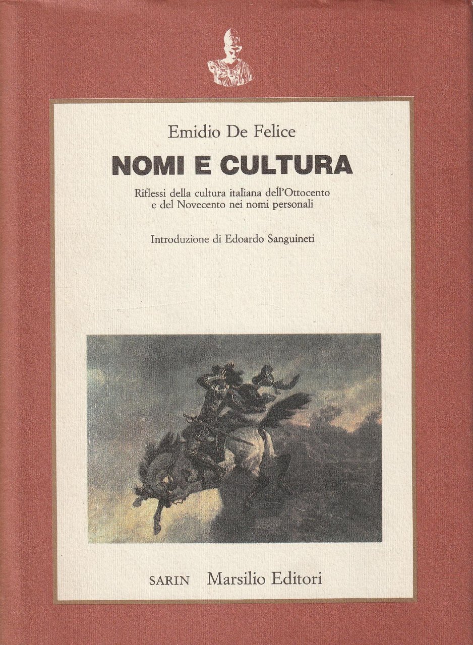 Nomi e cultura. Riflessi della cultura italiana dell'Ottocento e del … | Immagine principale
