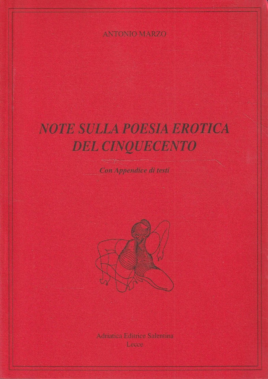 Note sulla poesia erotica del Cinquecento | Immagine principale