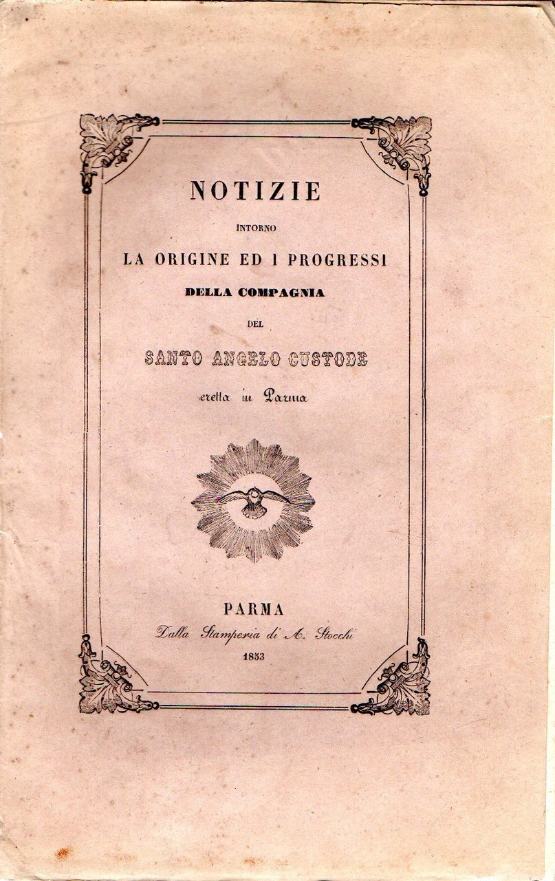 Notizie intorno La Origine ed i Progressi della Compagnia del … | Immagine principale