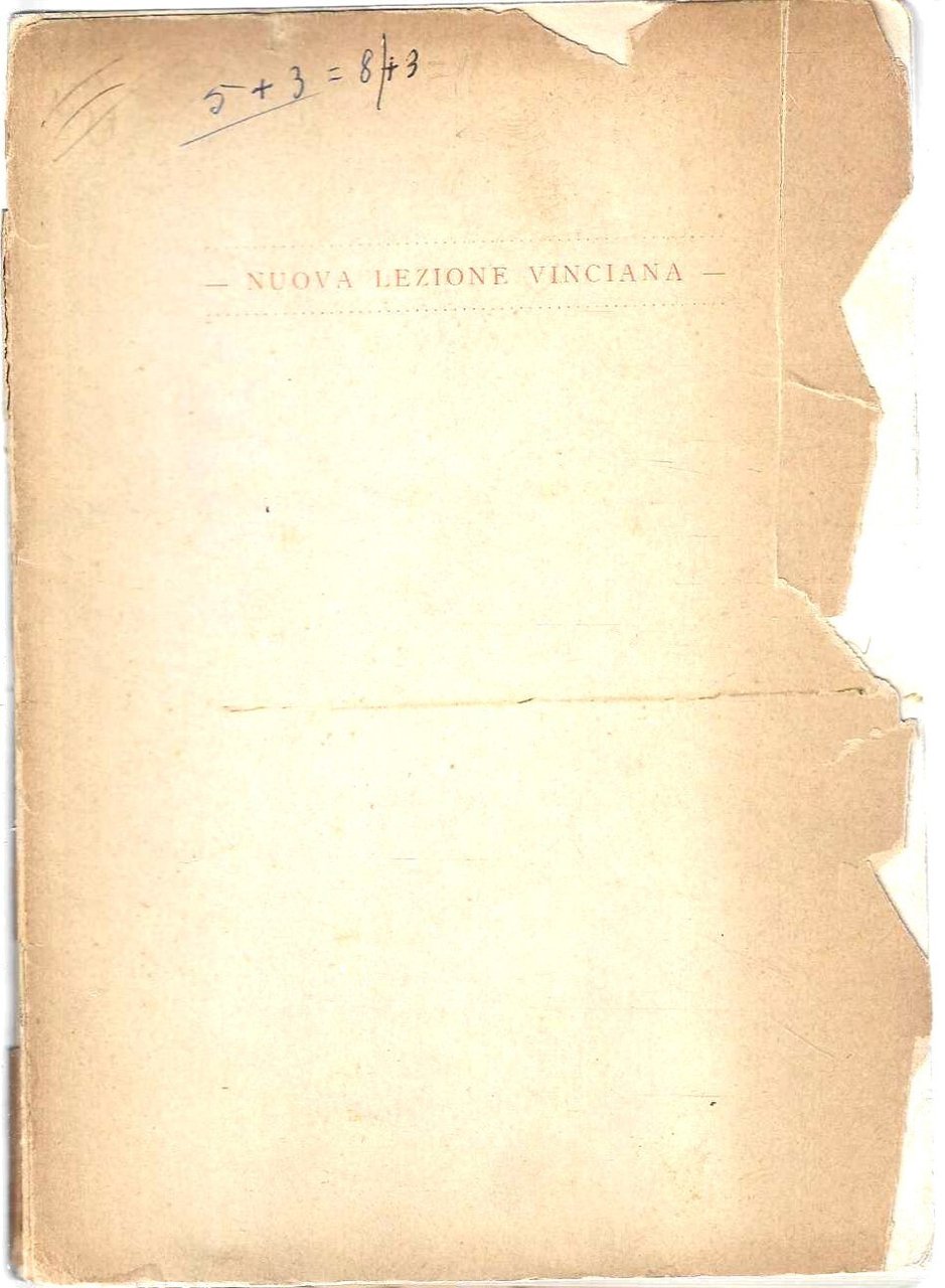 Nuova Lezione Vinciana. In difesa di Edmondo Solmi (1874-1912) | Immagine principale