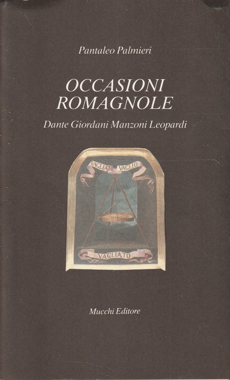 Occasioni romagnole : Dante, Giordani, Manzoni, Leopardi | Immagine principale